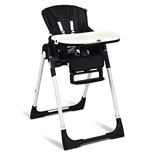 Trona plegable con respaldo multi-ajustable