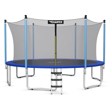 Trampolín de 15 pies para exteriores con red de seguridad