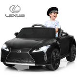 Coche eléctrico Lexus LC500 con licencia y control remoto para niños