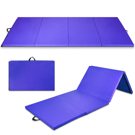 Colchoneta plegable de gimnasia de 4 pies x 10 pies x 2 pulgadas