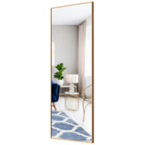 Espejo de cuerpo entero de 59 pulgadas, espejo grande rectangular para dormitorio