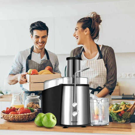 Exprimidor eléctrico de 2 velocidades para frutas y verduras