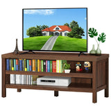3-Tier TV Stand Console Cabinet for TV's up to 45 Inch with Storage Shelves