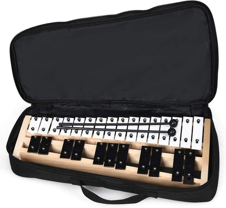Glockenspiel Xilófono de 27 Notas con 2 Mazos de Goma
