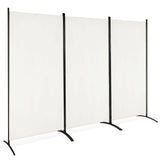 Divisor de ambientes de 6 pies y 3 paneles con bisagras duraderas y base de acero
