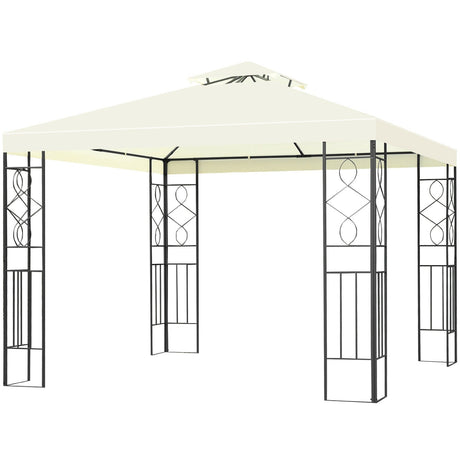 Carpa cenador de patio de 2 niveles de 10 x 10 pies