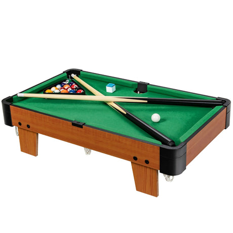 Juego de mini mesa de billar de 24 pulgadas, mesa de billar de interior con accesorios