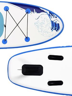 Tabla de surf de remo inflable de 10 pies con bolsa