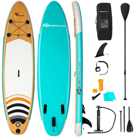 Tabla de remo inflable de pie de 10' SUP con bolsa