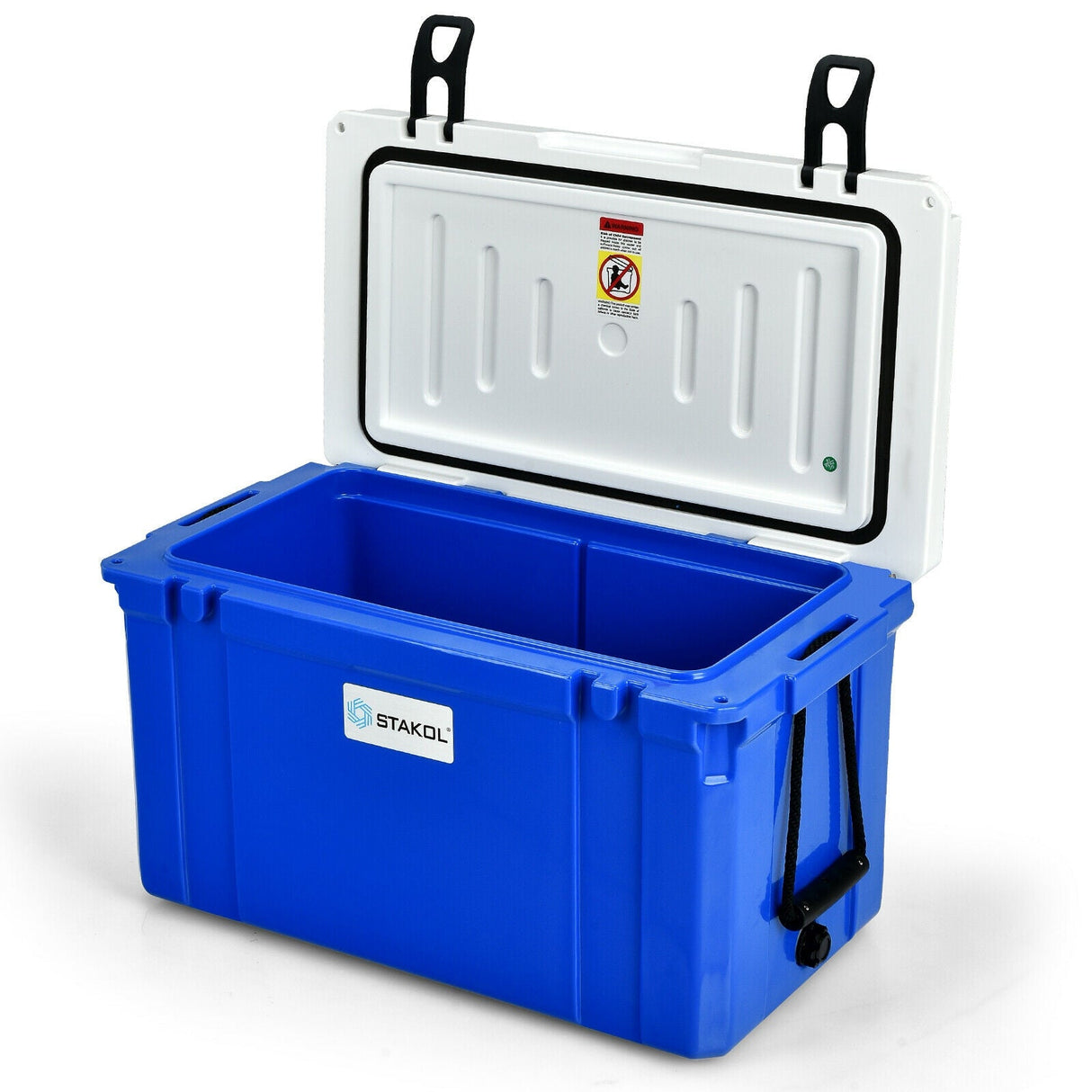 Nevera portátil estanca de 55 litros para camping - Azul