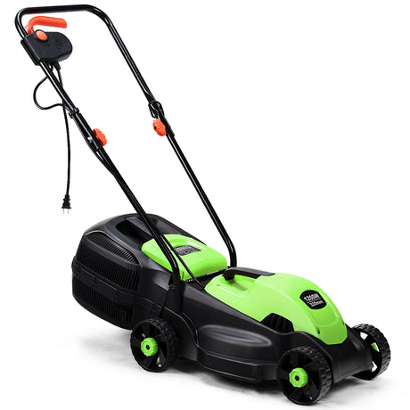 Cortacésped Eléctrico con Cable y Bolsa Recolectora de 13 Pulgadas