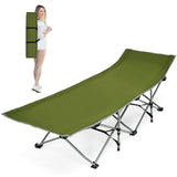 Catres Plegables de Camping con Bolsillo Lateral y Reposacabezas Desmontable