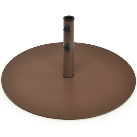 Base de sombrilla de acero para exteriores de 29.5 pulgadas para patio trasero y piscina