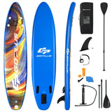 Inflatable Stand Up Paddle Board with Backpack and Aluminum Paddle Pump