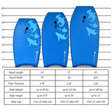Bodyboard de surf "Super" con tabla con núcleo de EPS