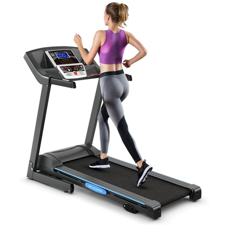 Máquina de cinta de correr eléctrica plegable motorizada de 2.25 HP con pantalla LCD