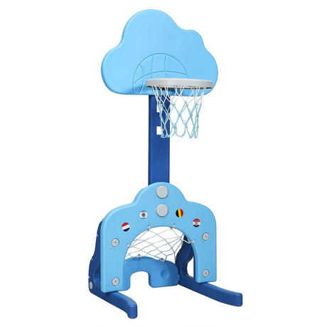 Set de baloncesto 3 en 1 para niños con pelotas