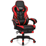 Silla gaming ajustable con reposapiés