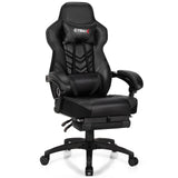 Silla gaming ajustable con reposapiés