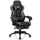 Silla gaming ajustable con reposapiés