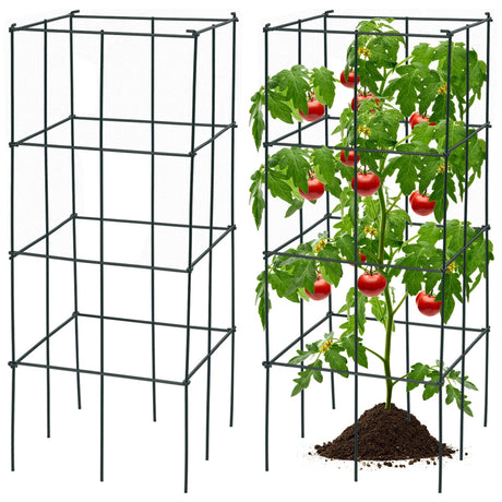 4 Pack Enrejado de Jardín para Plantas Trepadoras para Flores y Verduras