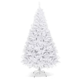 6' / 7.5' / 9' Hinged Artificial Christmas Tree with Metal Stand