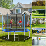Trampolín exterior con red de seguridad-3 m