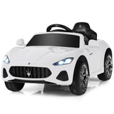 Coche montable de 12 V para niños con control remoto y luces