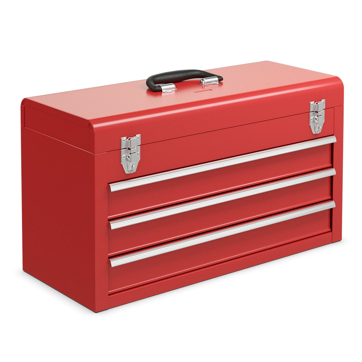 Caja de herramientas portátil para mecánico de garaje con 3 cajones
