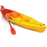 Single Sit-on-Top Kayak with Detachable Aluminum Paddle-Yellow