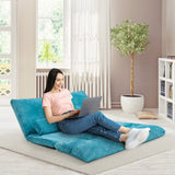 Sofá cama reclinable de 6 posiciones con 2 almohadas