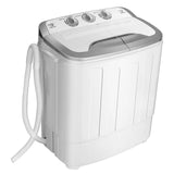 Mini lavadora semi-automática de doble tina de 8 libras con centrifugadora portátil