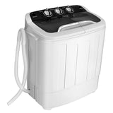 Mini lavadora semi-automática de doble tina de 8 libras con centrifugadora portátil