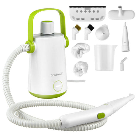 Limpiador de vapor portátil multifunción de mano de 1000 W con 10 accesorios