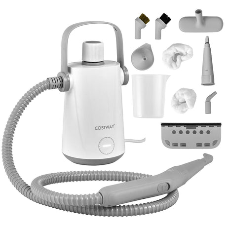 Limpiador de vapor portátil multifunción de mano de 1000 W con 10 accesorios