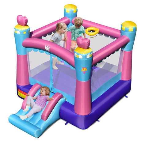 Castillo hinchable de princesa 3 en 1 sin soplador