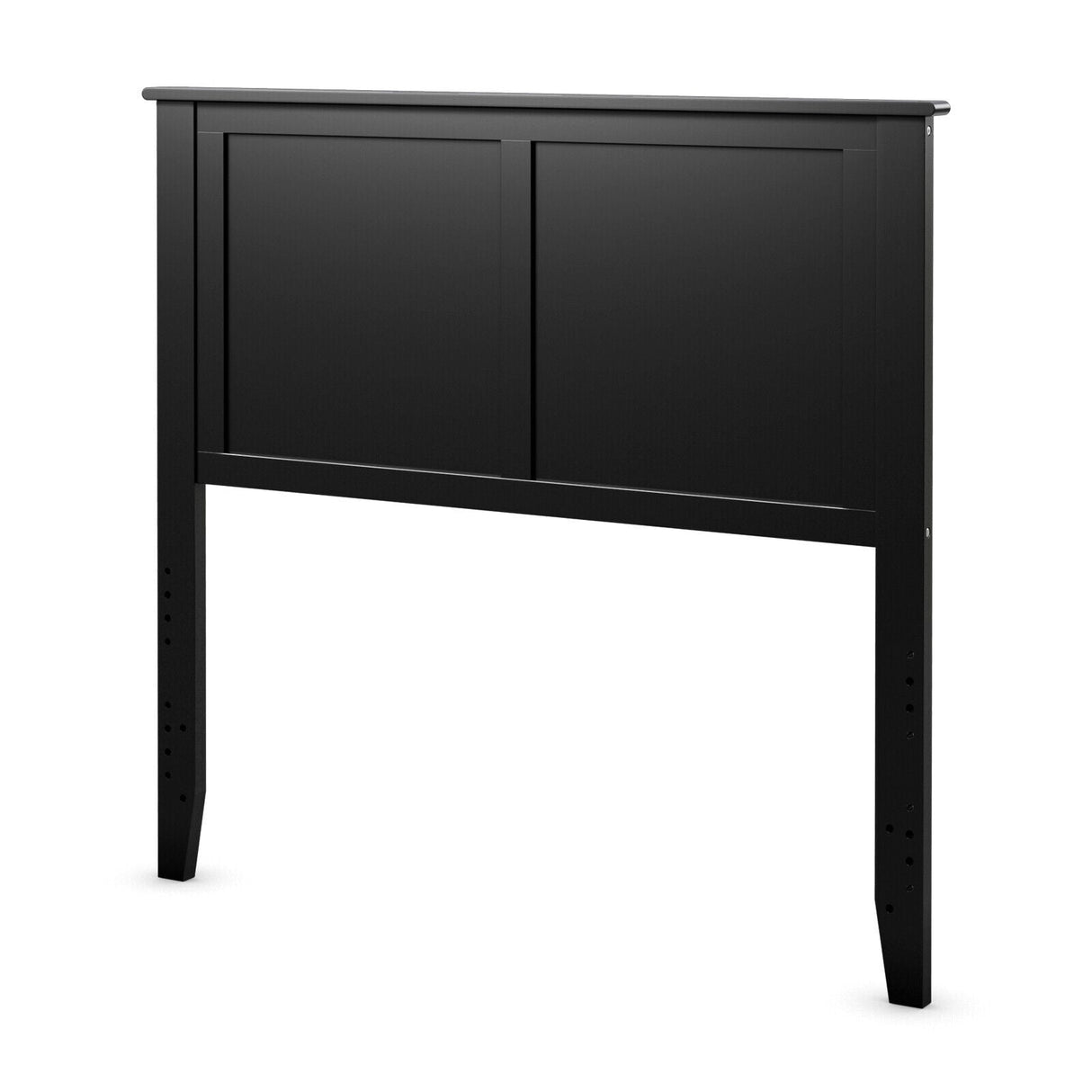 Cabecero de panel plano de madera maciza para cama individual
