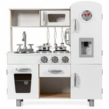 Juego de cocina de juguete de simulación vintage para niños con dispensador de agua