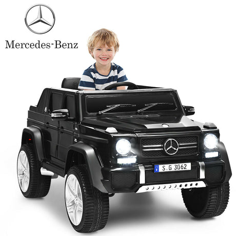 Coche eléctrico Mercedes-Benz de 12 V con licencia para niños