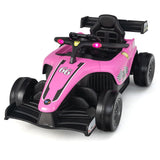 Coche de carreras eléctrico de Fórmula para niños de 12 V con control remoto