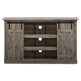Mueble de TV con puertas corredizas tipo granero