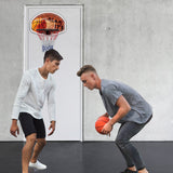 Tablero de baloncesto montado en la pared con aro y 2 redes