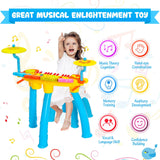 Combinación de teclado de piano de 24 teclas con batería de DJ, micrófono y MP3