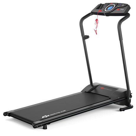 Cinta de Correr Eléctrica Plegable Móvil de 1.0 HP con Pantalla de Funcionamiento para el Hogar