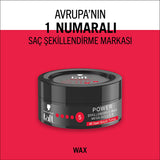 Taft Power: Caffeine Infused Hair Styling Wax - Mega Strong 48H Hold, Humidity & Wind Protection - Long Lasting Men's Hair Wax