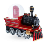 Train with Picture Frame Musical Christmas Water Snow Globe