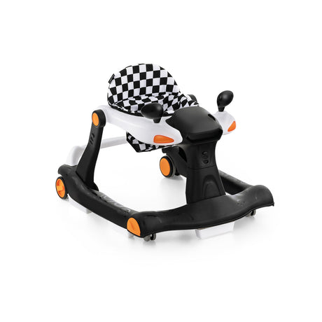 Andador de empuje de actividades 2 en 1 plegable con altura ajustable