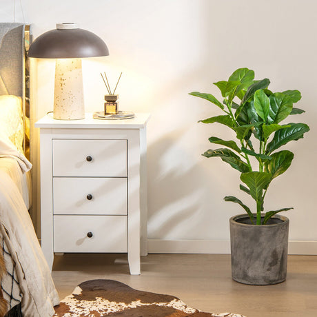 Paquete de 2 Ficus Lyrata Artificiales