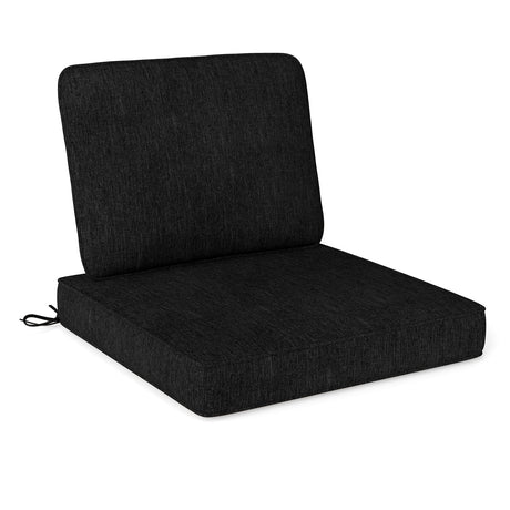 Juego de 2 cojines para patio exterior con fundas extraíbles