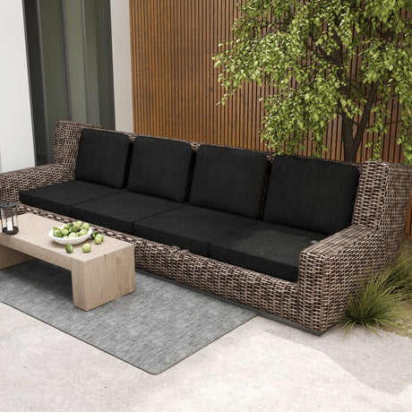 Juego de 2 cojines para patio exterior con fundas extraíbles